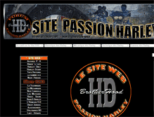 Tablet Screenshot of passion-harley.fr